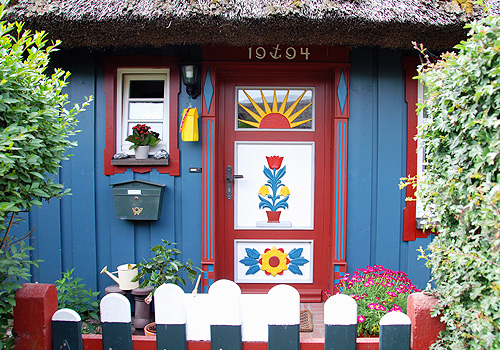 Foto von einer Holztür