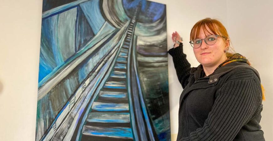 Bilderausstellung Frau Schimanke