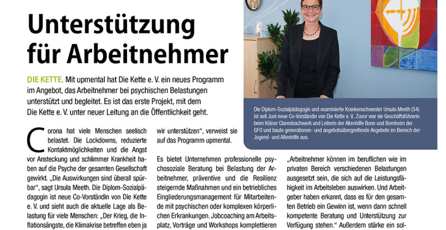 Unterstützung für Arbeitnehmer