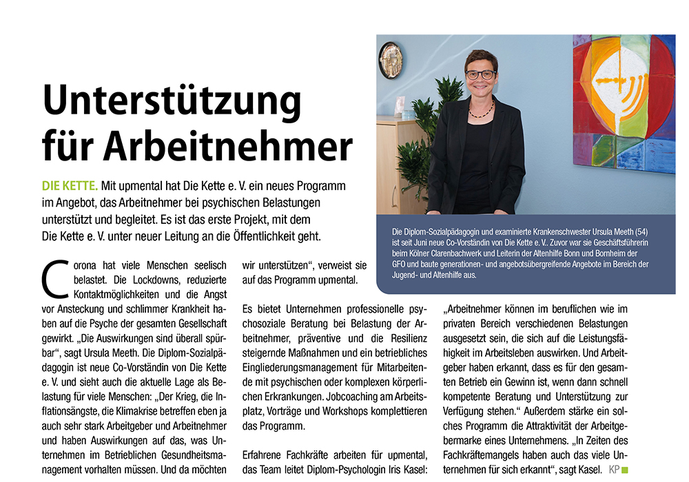 Unterstützung für Arbeitnehmer