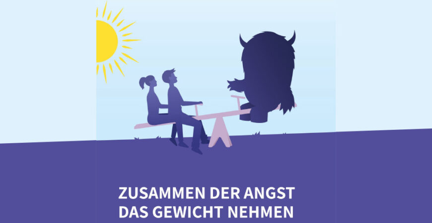 Zusammen der Angst das Gewicht nehmen