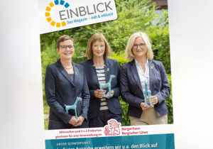 Die neue Ausgabe von Einblick - Das Magazin (Frühjahr 2024)