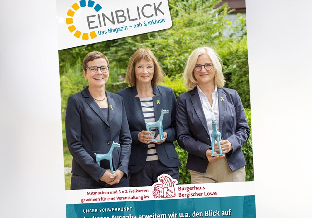 Die neue Ausgabe von Einblick - Das Magazin (Frühjahr 2024)